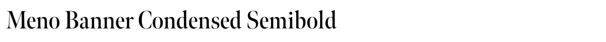 Meno Banner Condensed Semibold image
